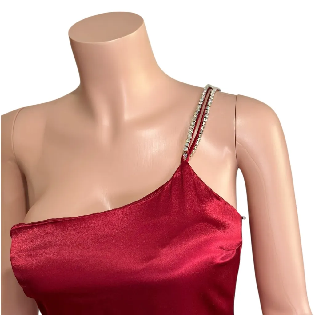 FOR LOVE & LEMONS Elora Midi Dress, Red, Small - Image 10