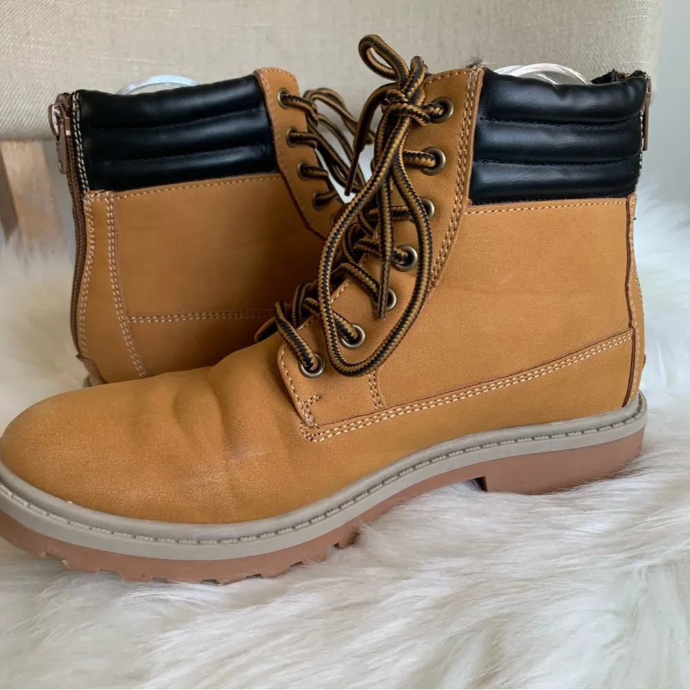 Urban Groove Woman’s Tan Ankle Hip Hop Dancewear Work Boots Size 7.5 - Image 7