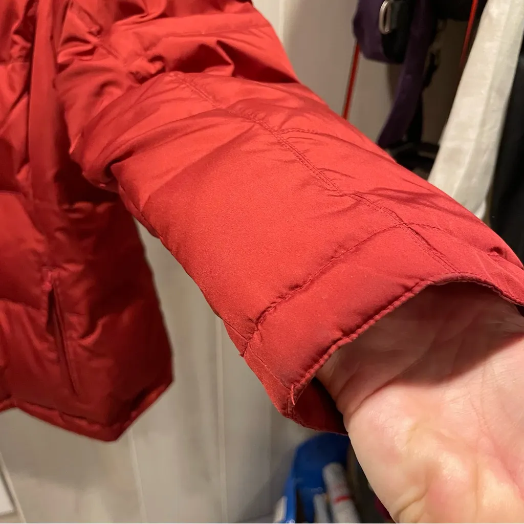 Cute vintage 90s Cherry down fleece lined puffer Fuda Sport warm cozy winter Gray Size M - Image 8