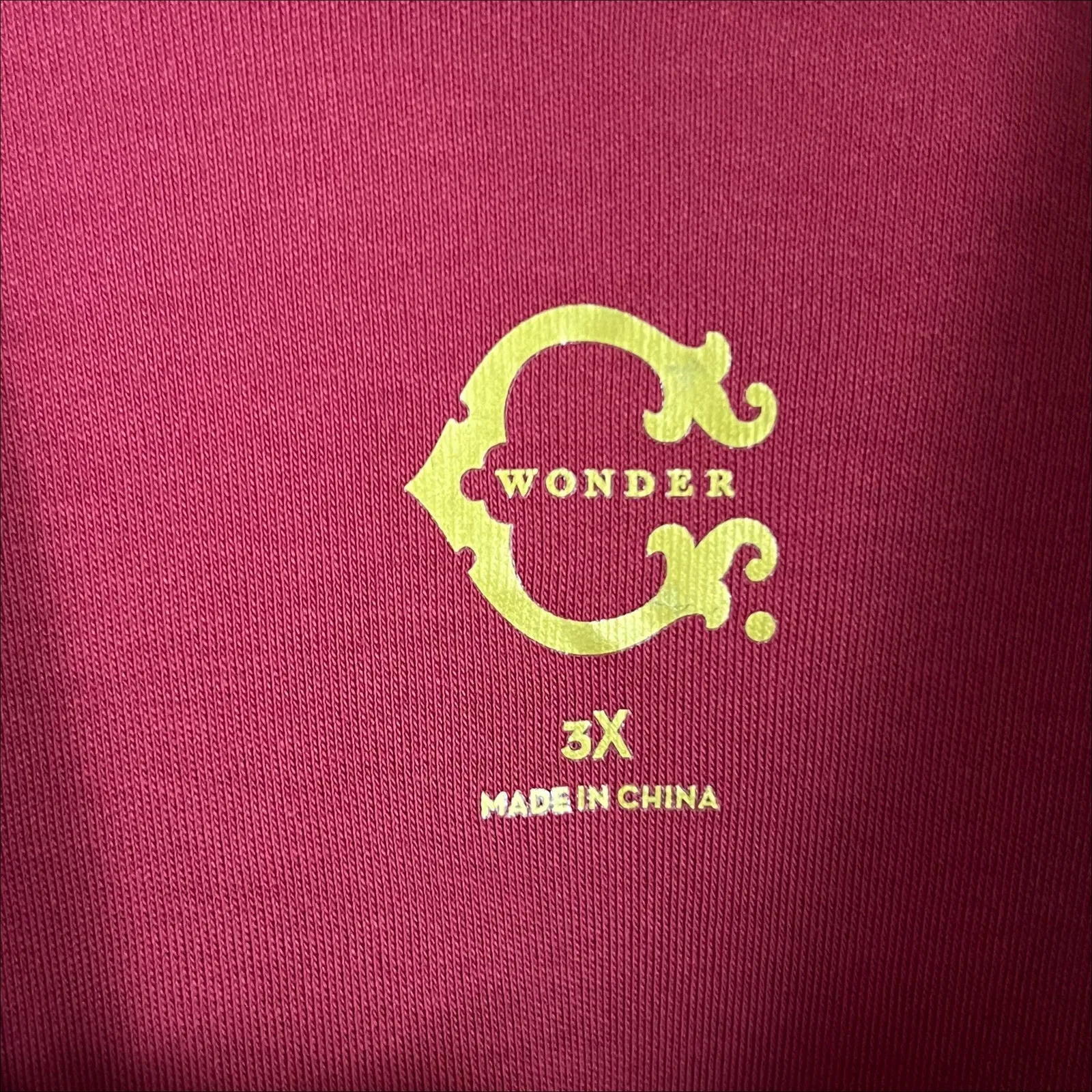 NWOT C Wonder 100% Cotton Red Long Sleeve Mock Neck Knit Top Size 3X - Image 5