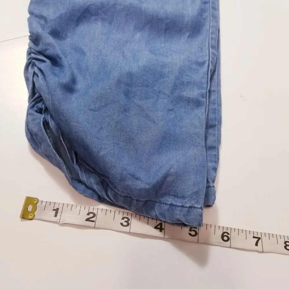 Lover's + Friends Denim Chambray Blue Belted Jumpsuit - Image 10