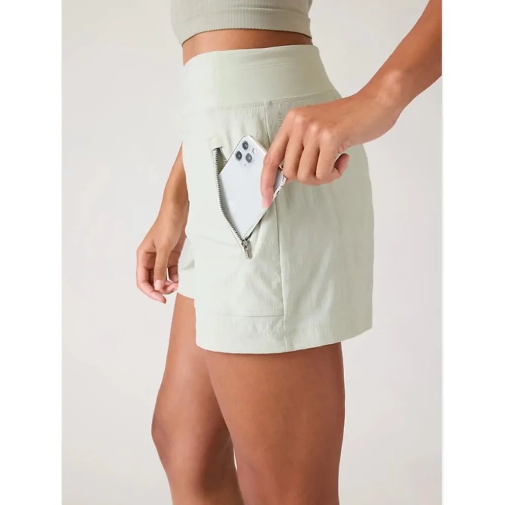 Athleta Trekkie North Short Women's Size 12 Celadon Tint Green - Image 2