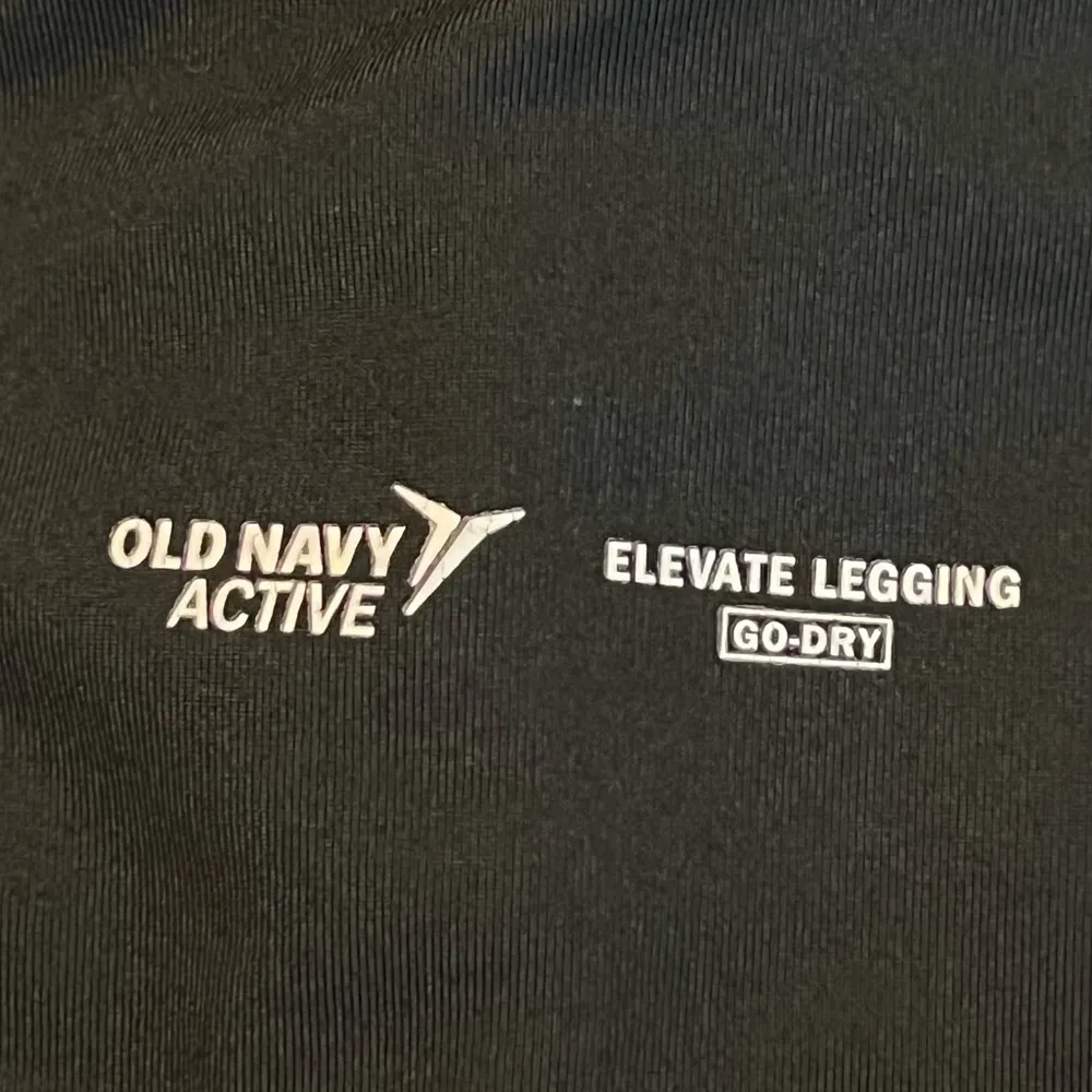 Old Navy Active Elevate Black Capri Leggings Go Dry NO SIZE Approx a Medium - Image 6