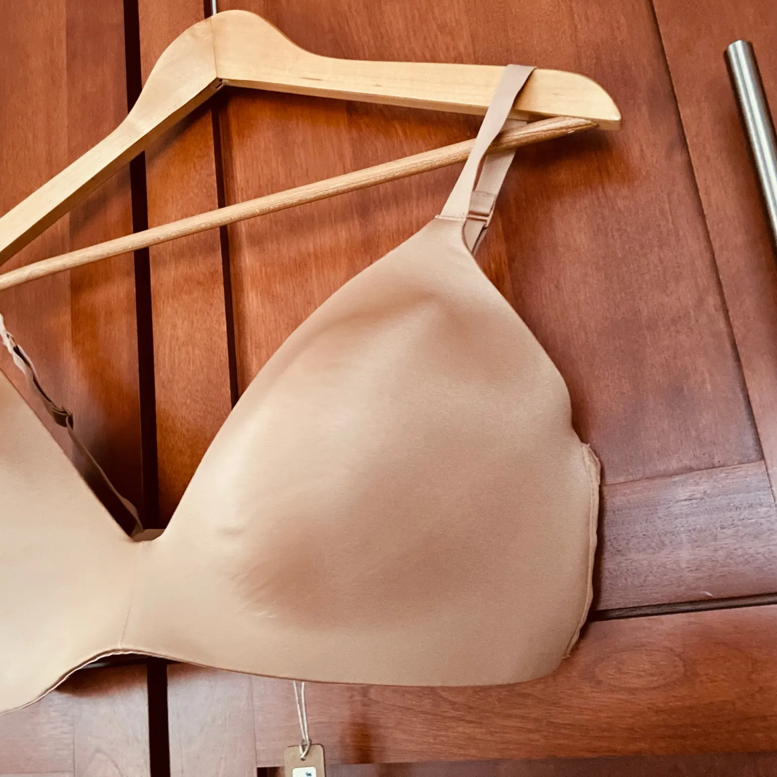 SKIMS  Wireless Form Lightly Lined Bra Ochre Size 38D - Image 3