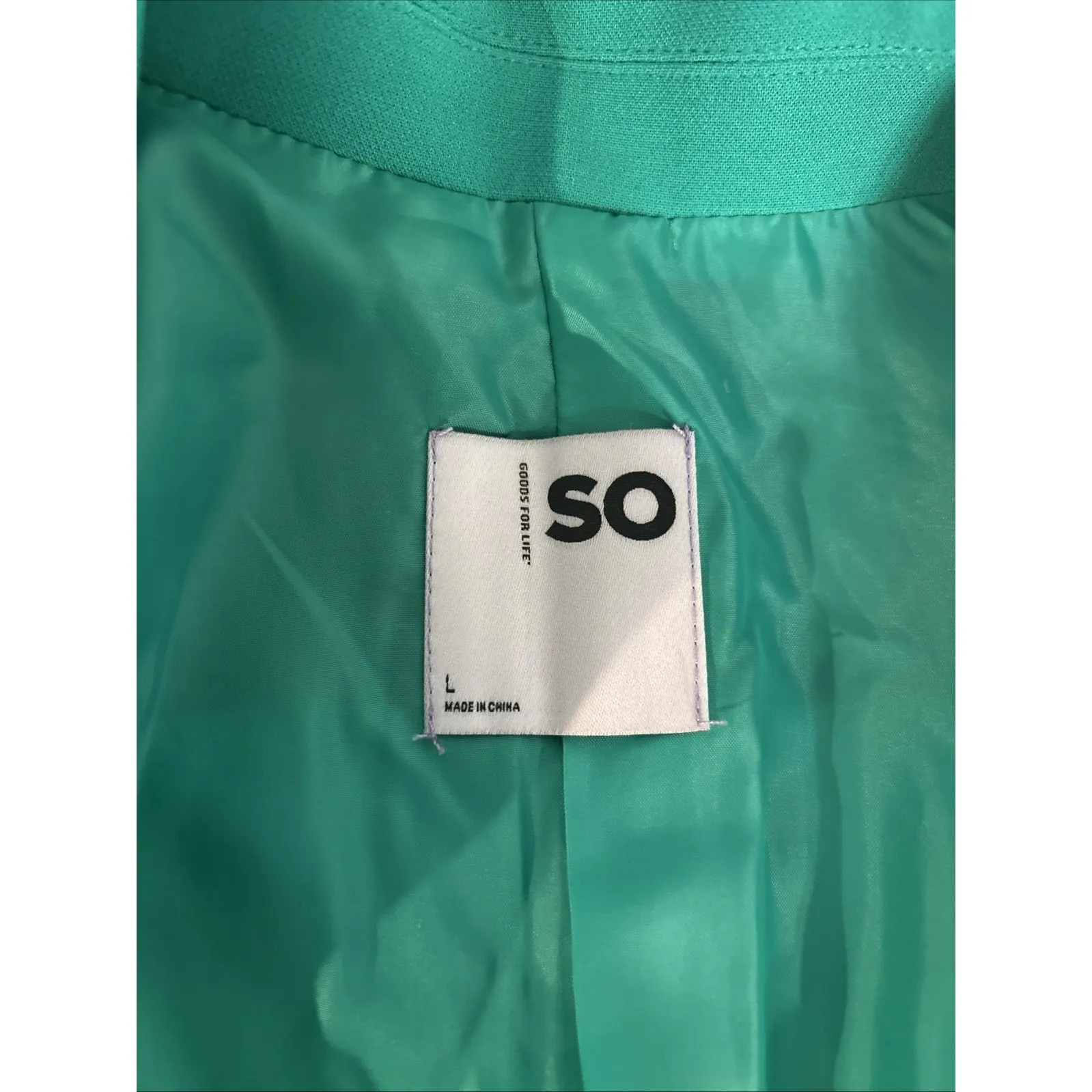 Goods For Life Women's Single Button‎ Jacket Sz. Large Lined - Image 3