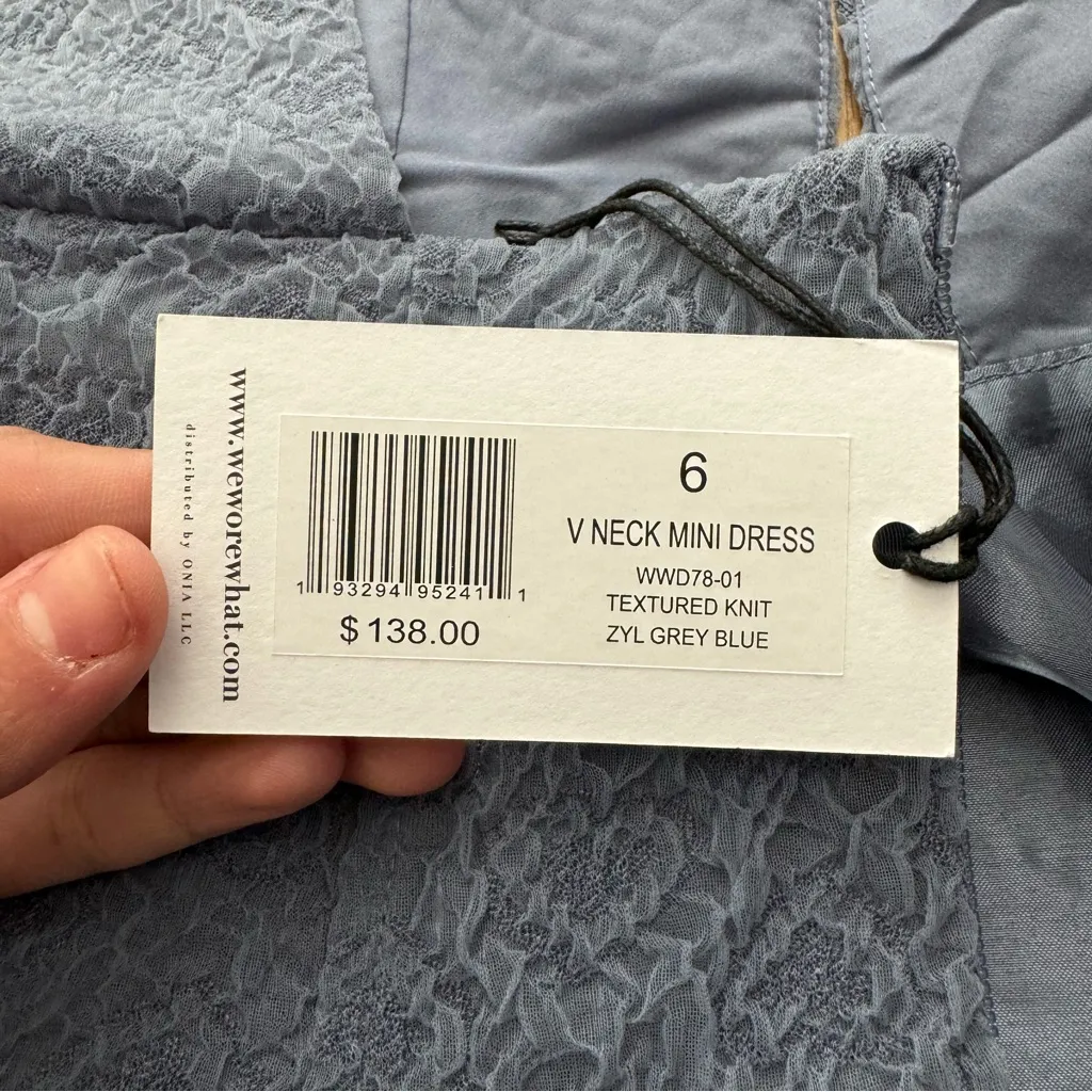 WeWoreWhat Vneck Mini Dress - Image 7