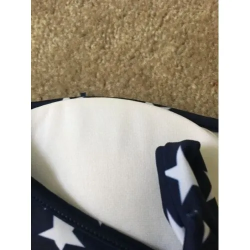 Melon Women's Star Print Swim Bra Top Strapless 1 Piece Size S Stringy - Image 8