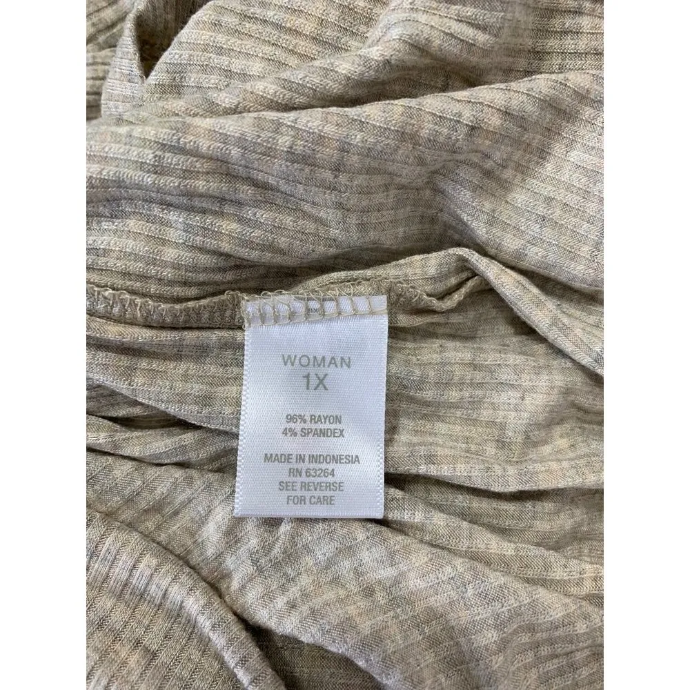 Westport Women's Tan Lightweight Long Sleeve Top - Image 4