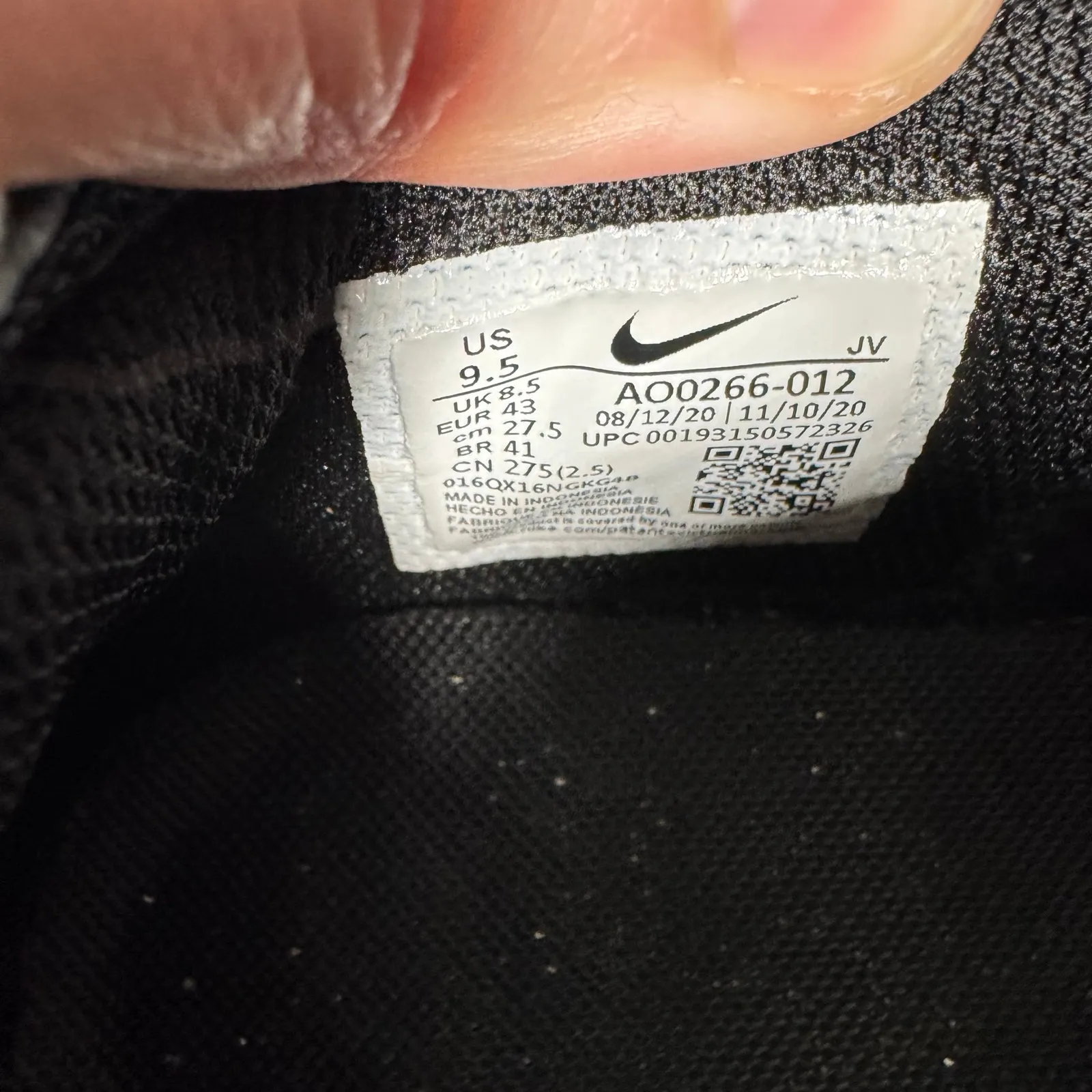 Nike Air Max Motion 2 Running Training Gym Shoes Women 9.5 Black AO0266012 - Image 11