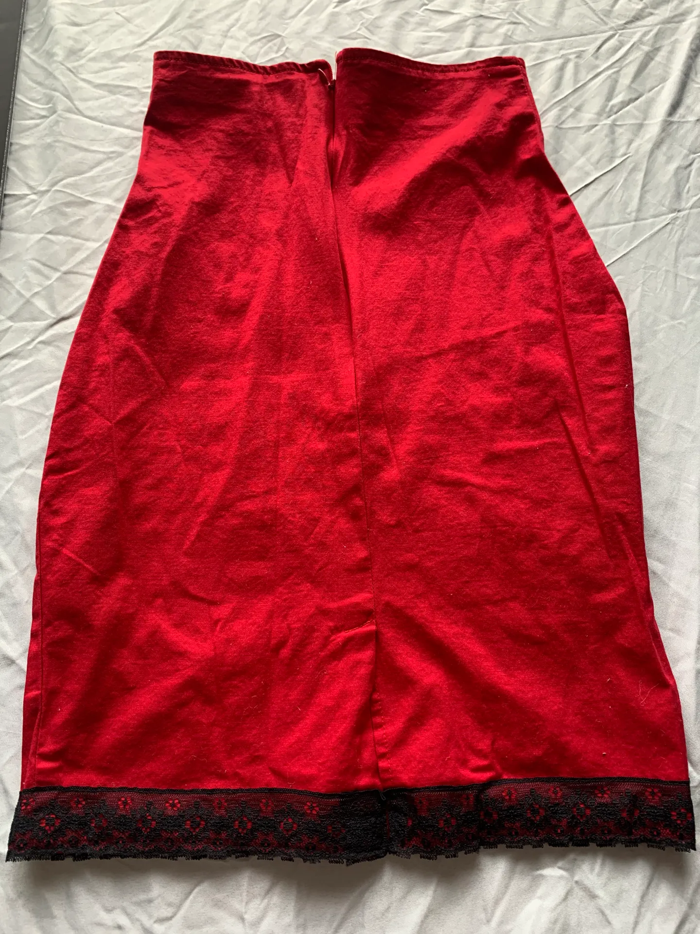 Red and Black Skirt Size Small By - Image 2