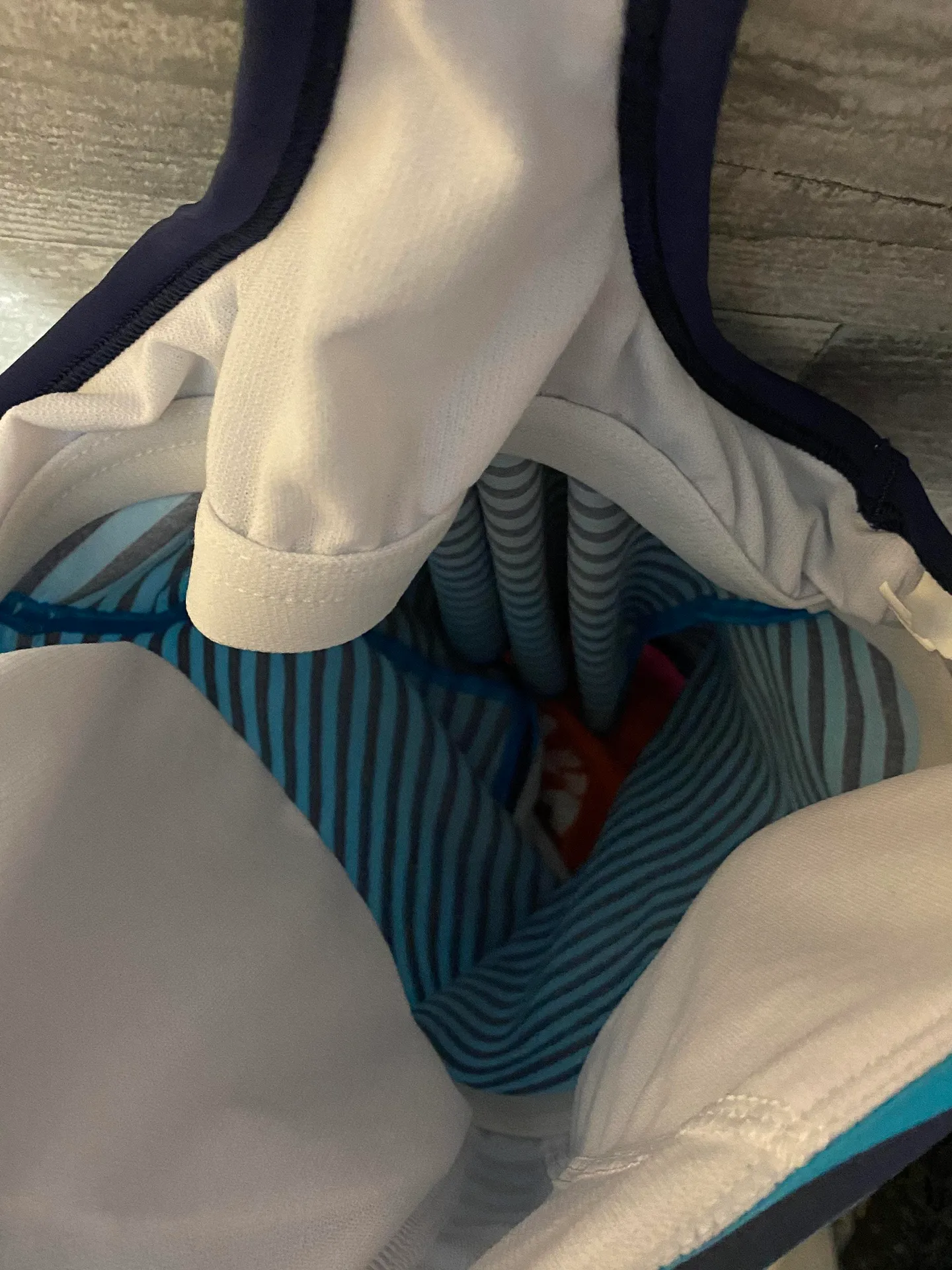 Training Racerback Tank Shirt MED Striped - Image 2