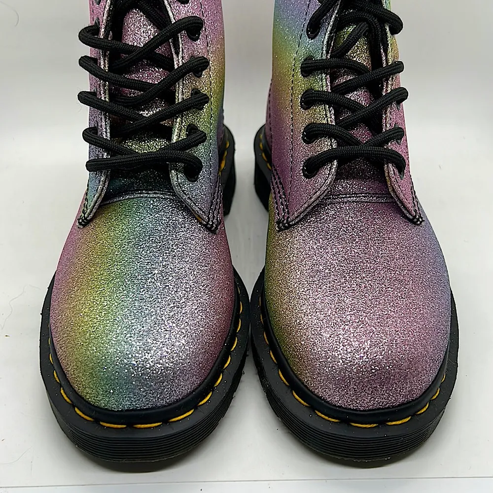 Dr. Martens NIB Pascal Glitter Boots Shoe **Size 6** 🌈🌈 - Image 6