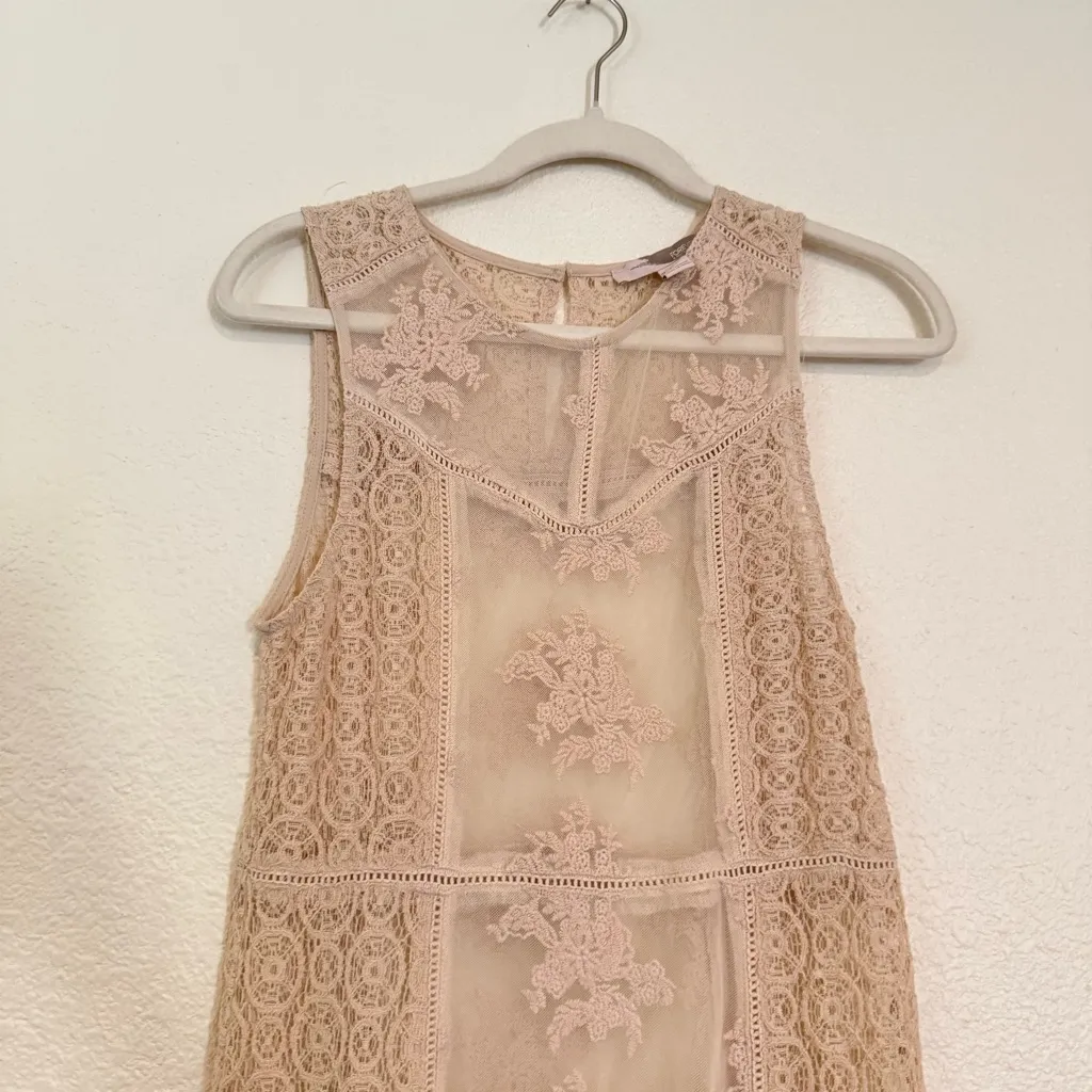 Forever 21 Contemporary Sheer Crochet Dress - Image 4