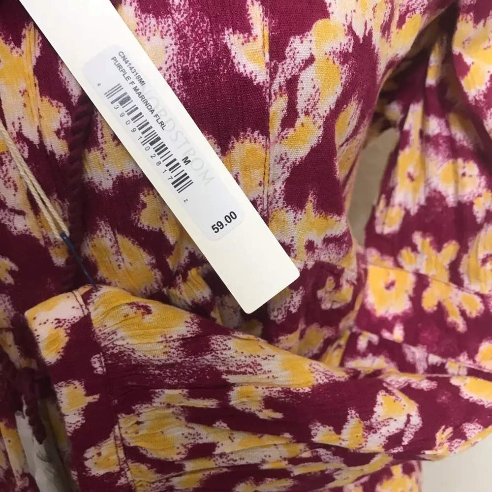 Marinda Split Neck Floral Blouse - Image 6