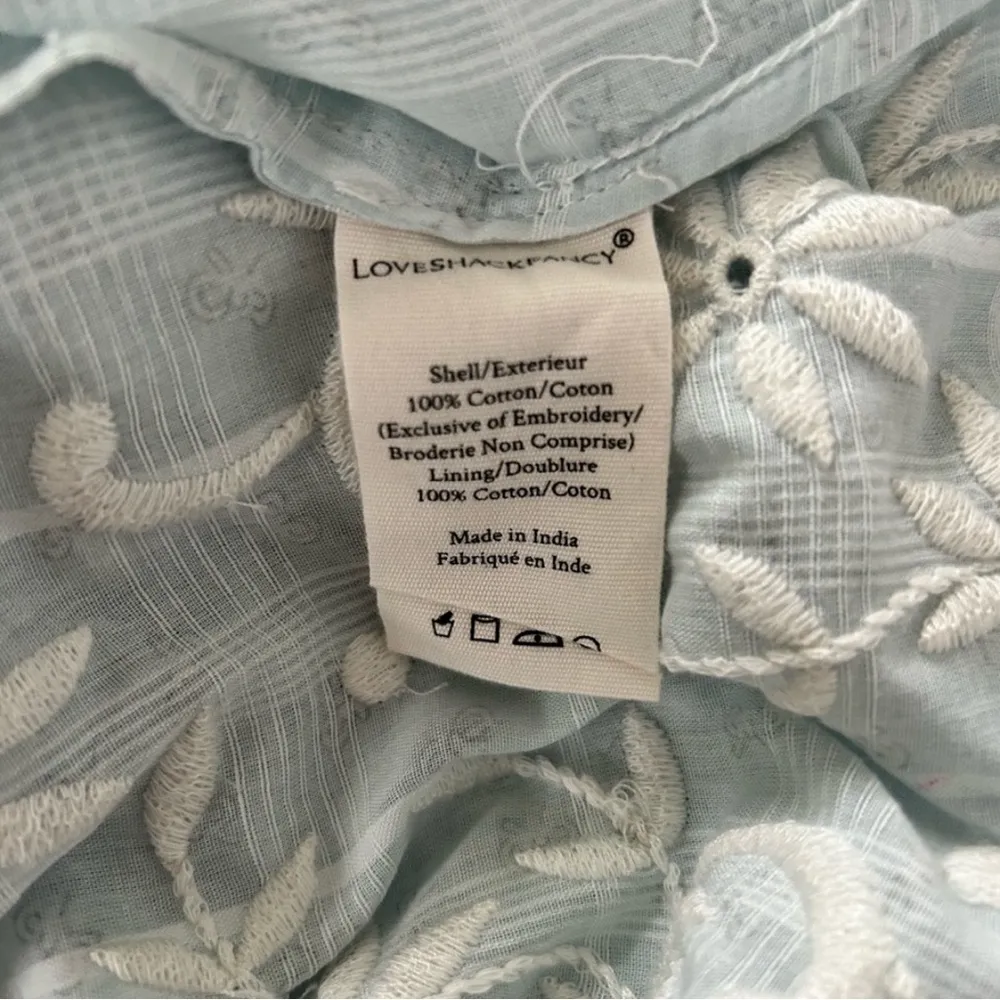 LOVESHACKFANCY Tommy Top Size XS - Image 6