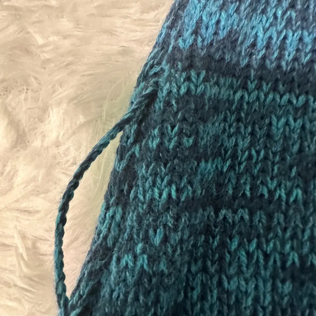 It's Our Time Teal Knit Sweater - Image 9