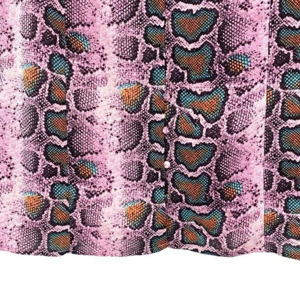 Buddy Love Hailey Purple Haze Snake Print Dress - Image 5