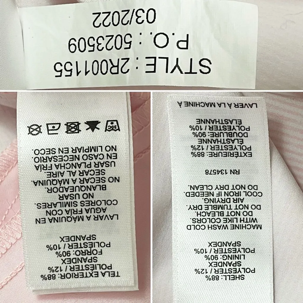 Vineyard Vines Performance Golf Skort Light Pink Stripe Sz Small Stretch Active - Image 9