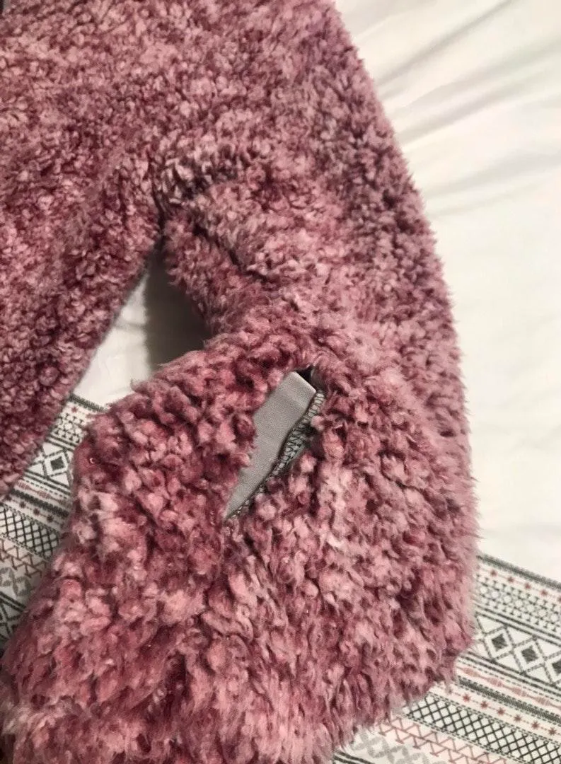 Fluffy Halfzip Pink Size M - Image 2