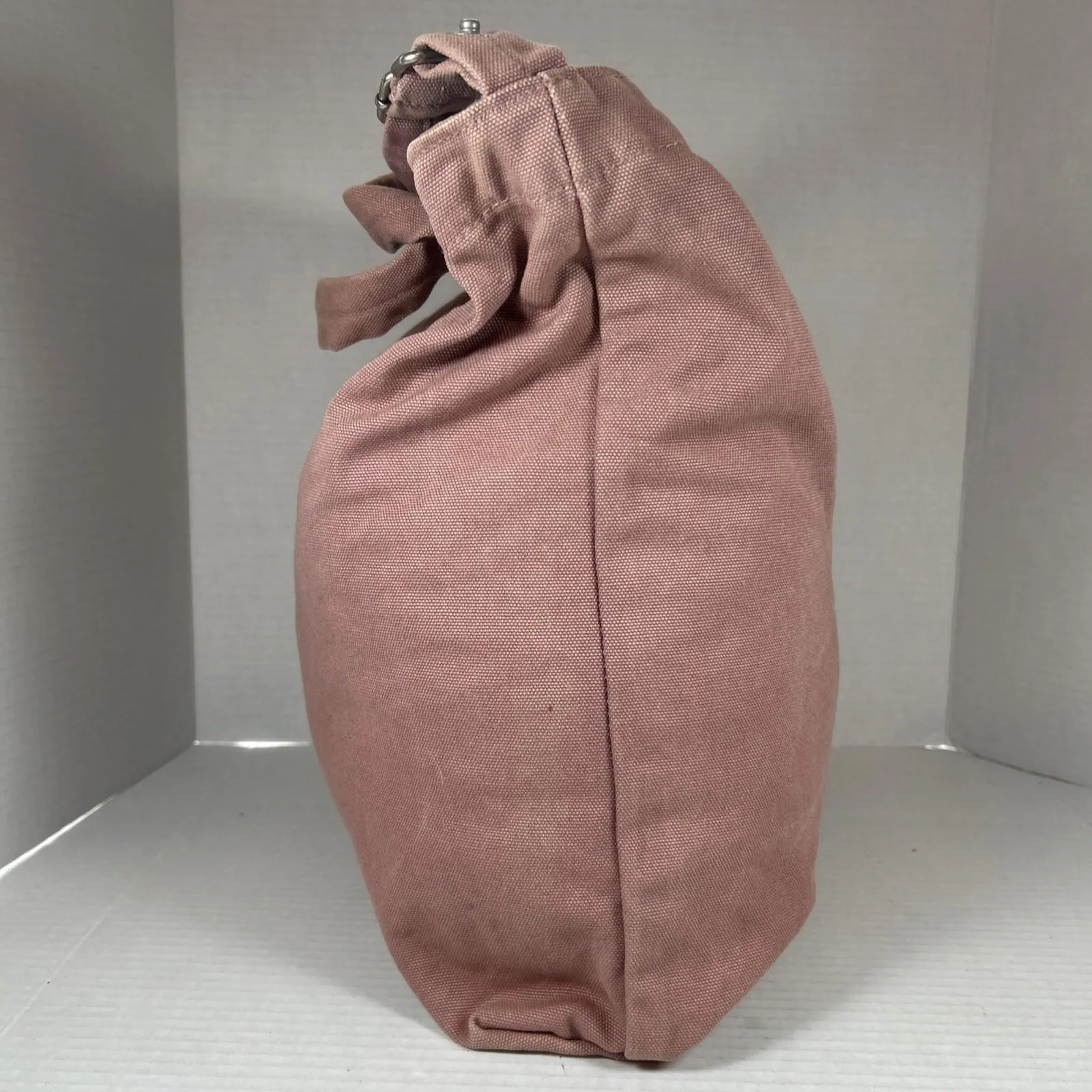 Baggu Pink Tote Bag Boho Cottagecore - Image 4