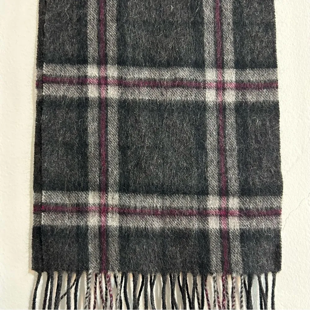 Ballantrae Edinburgh Plaid Lambswool Rectangular Scarf Classic Timeless Preppy - Image 5