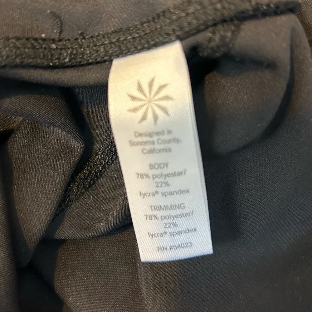 Athleta Asymmetrical Mesh Sonar Honeycomb Leggings Size Medium - Image 14