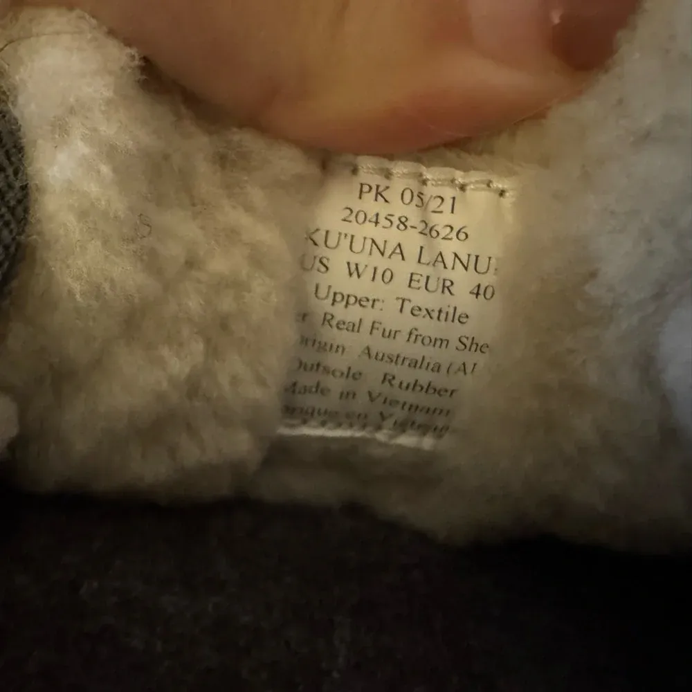 OluKai Ku'una Lanui Slipper Shoes Gray Size 10 - Image 7