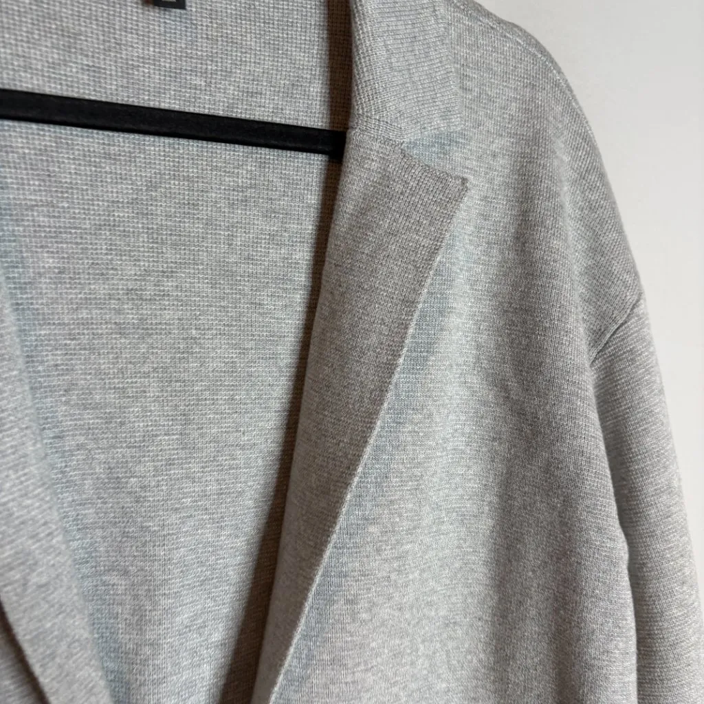 Talbots  grey sweater blazer jacket - Image 2