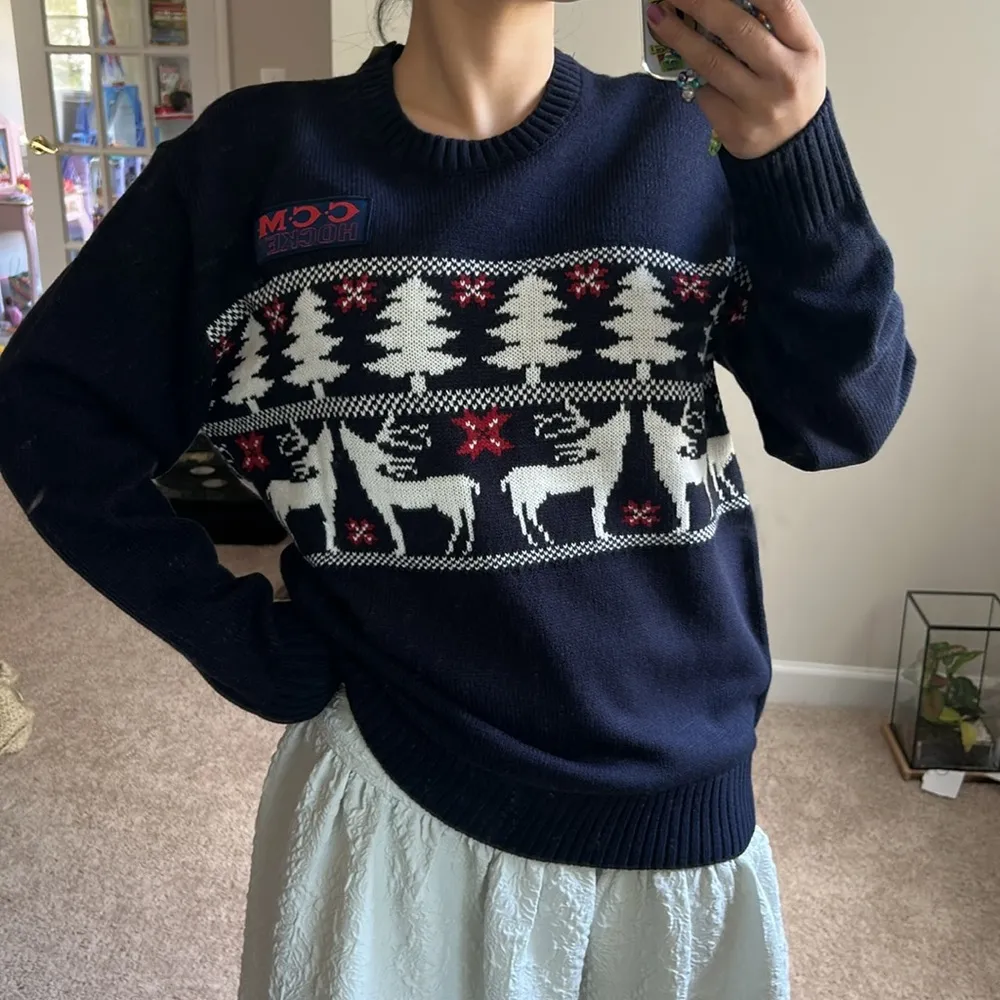 CCM hockey ugly sweater. S Blue - Image 15