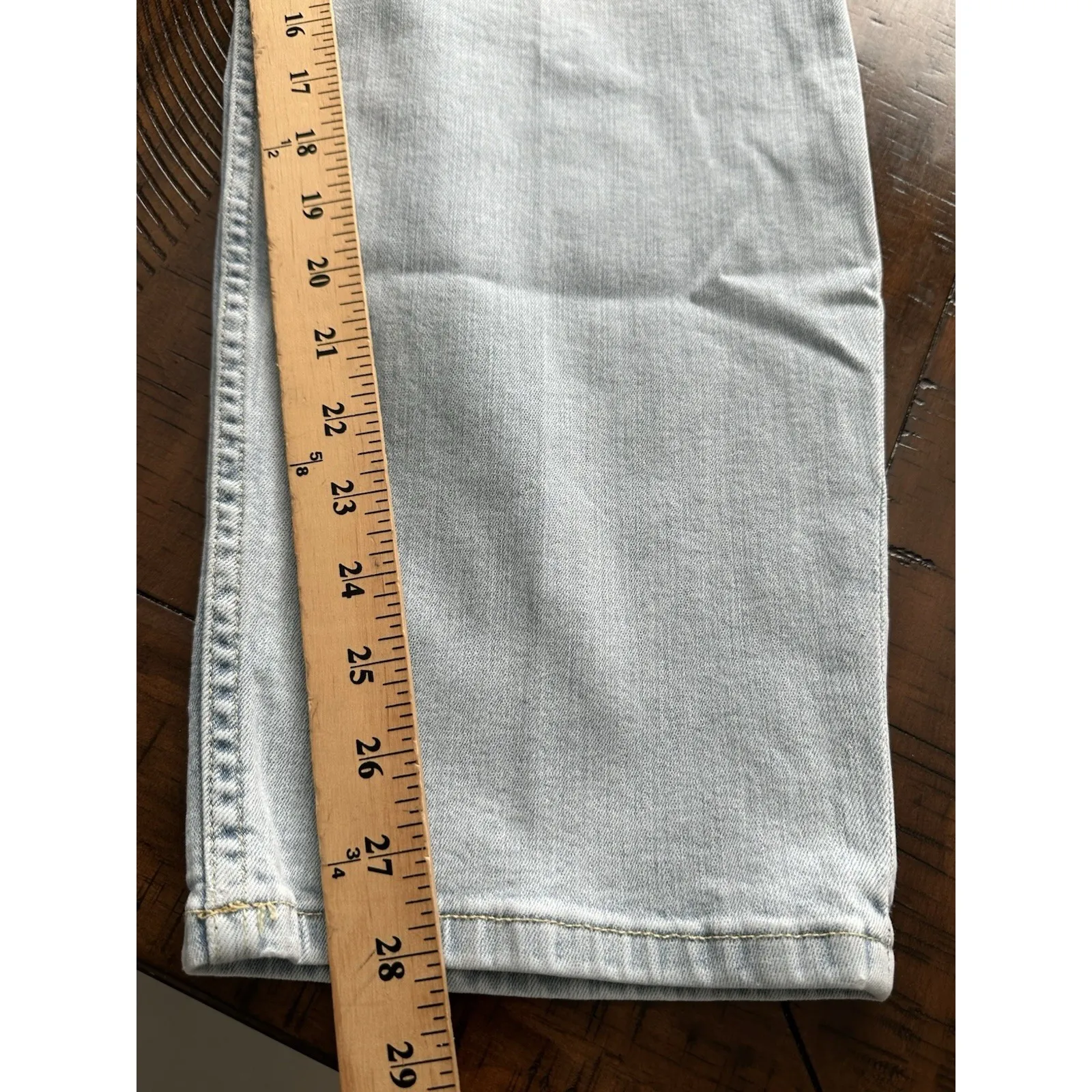 SPANX 90s Straight Leg Jeans Size 18 Light Wash Straight Women's Stretch #L3-7 - Image 10