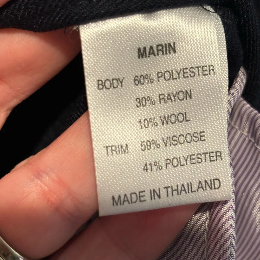 Trovata Marin Navy Long Sleeve Shirt Dress - Image 7