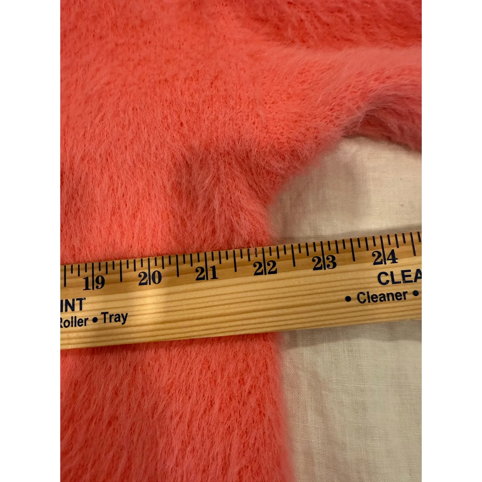 Do Everything in Love Faux Fur Open Front Cardigan Sweater Pink Women's One Size - Image 8