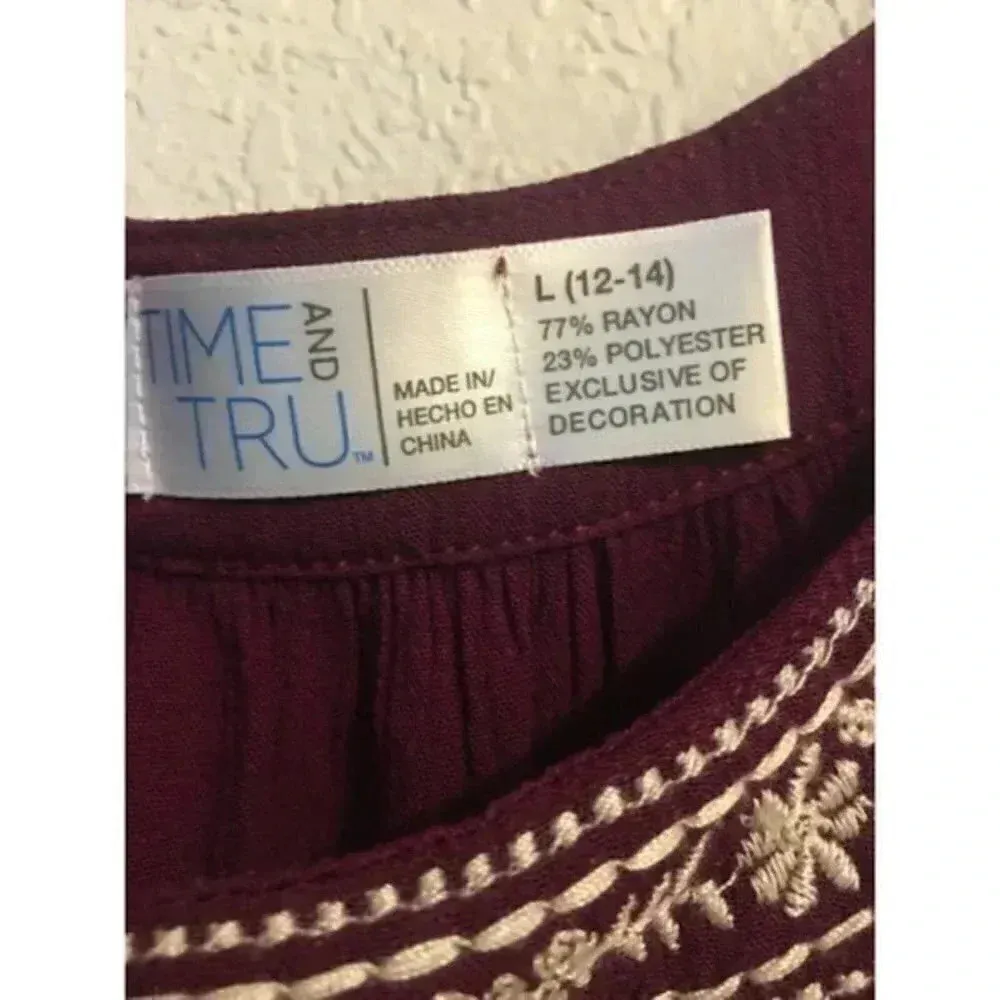 TIME & TRUE LADIES DRESS size L 12 - Image 8