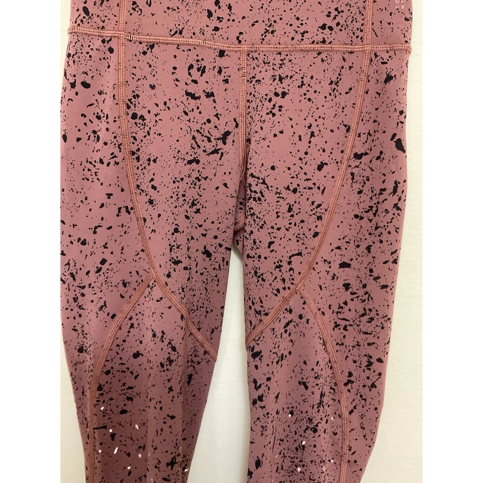 Lululemon X SoulCycle‎ Tempo Splatter Adobe Dust Black To The Beat Tight Size 4 - Image 13