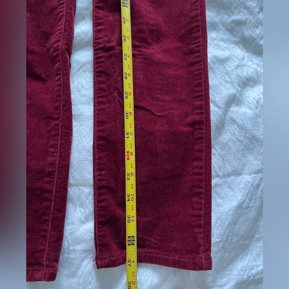 Kut from the Kloth Maroon Corduroy Pants - Image 2