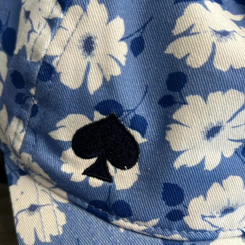 Kate Spade ♠️ | Springtime Floral Blue Baseball Hat - Image 5