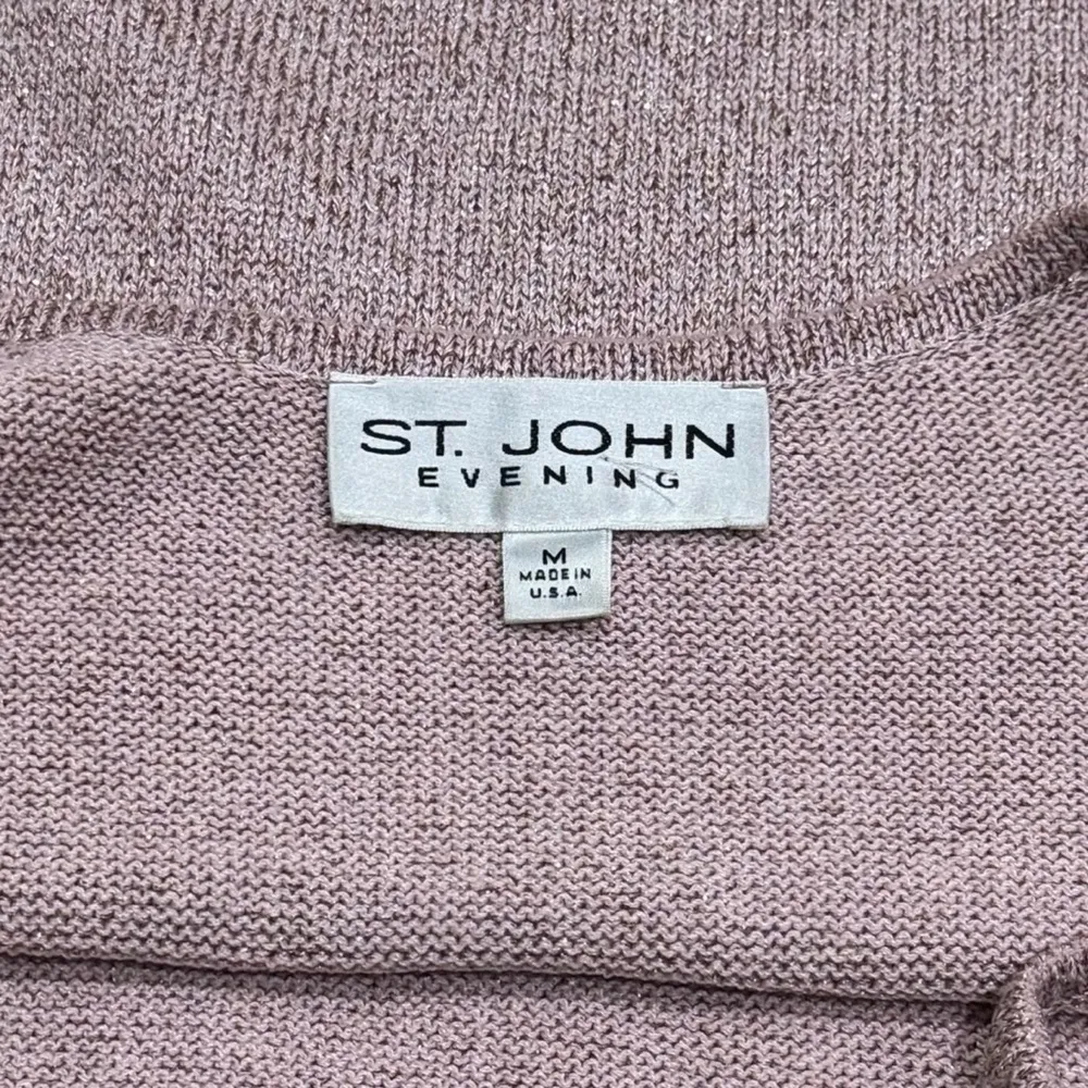 Vintage Y2K St. John Collection Pink Sparkle Babydoll Tank Party Size M - Image 7