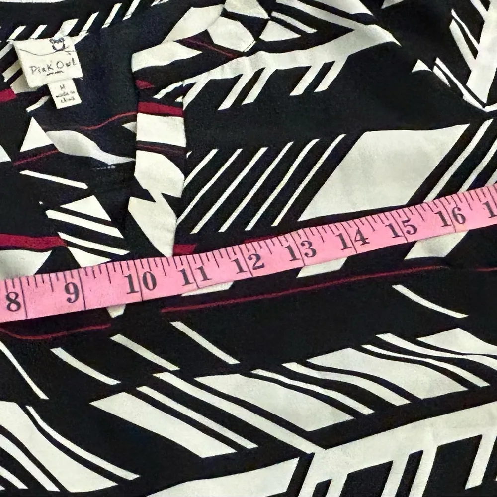 Pink Owl-Hello miss dress! Beautiful!Medium! Great feel! Artsy-versatile NEW - Image 5