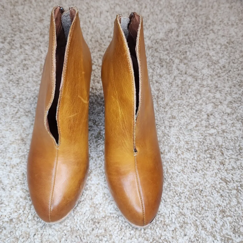 Antelope tan western booties size 36 eu - Image 2