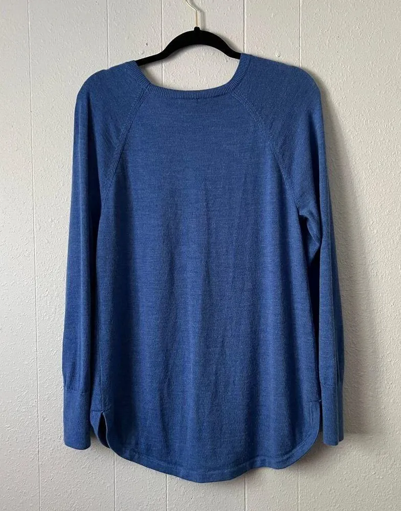 L.L. Bean Sweater Womens Large 100% Merino Wool Academia Career Preppy Casual - Image 5