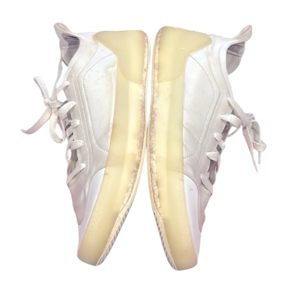 STELLA MCCARTNEY X ADIDAS TREINO MID CUT Women's WHITE CREAM Sneakers 8.5 - Image 5