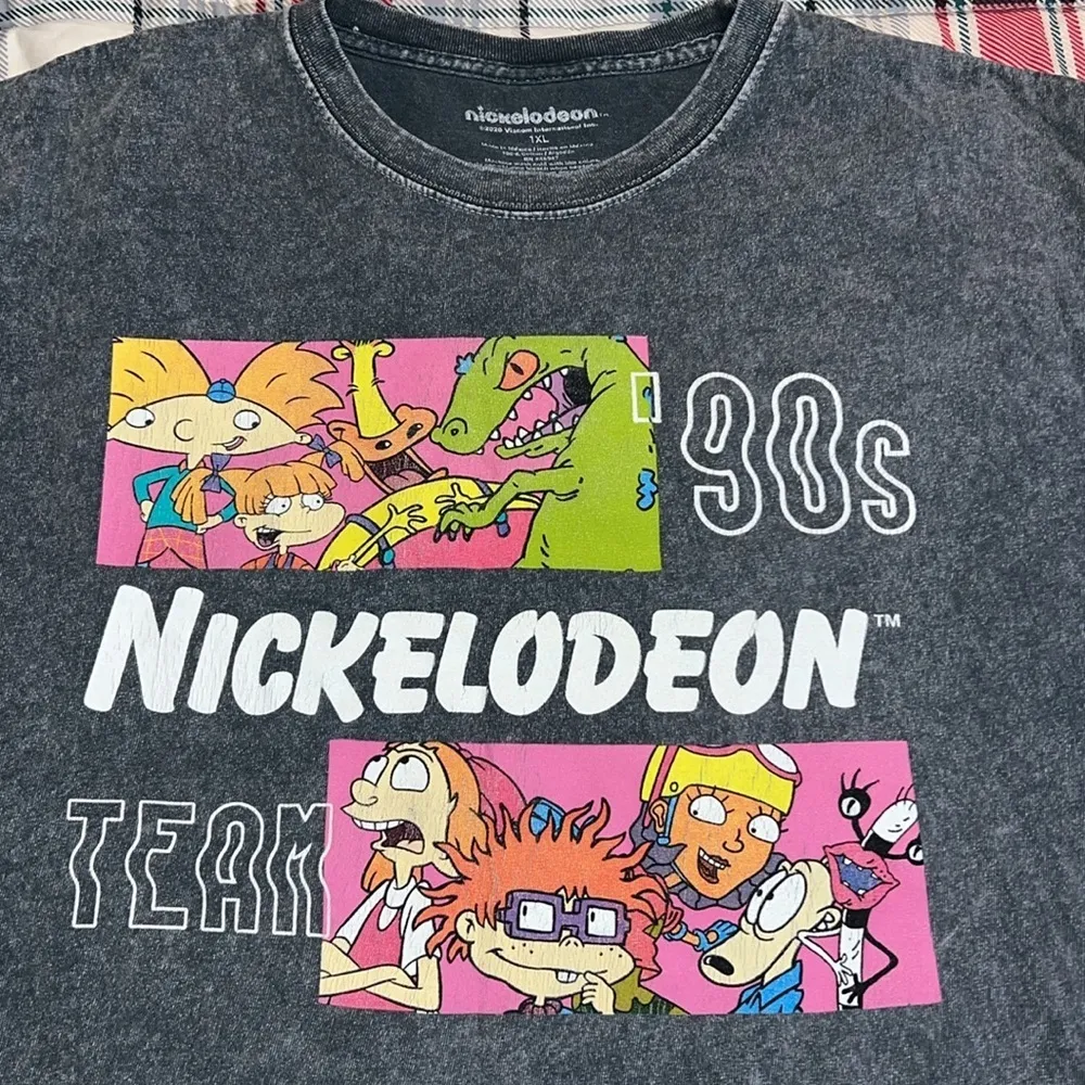 Nickelodeon 90’s team women’s size 1XL short sleeve t shirt cartoons Rugrats - Image 5
