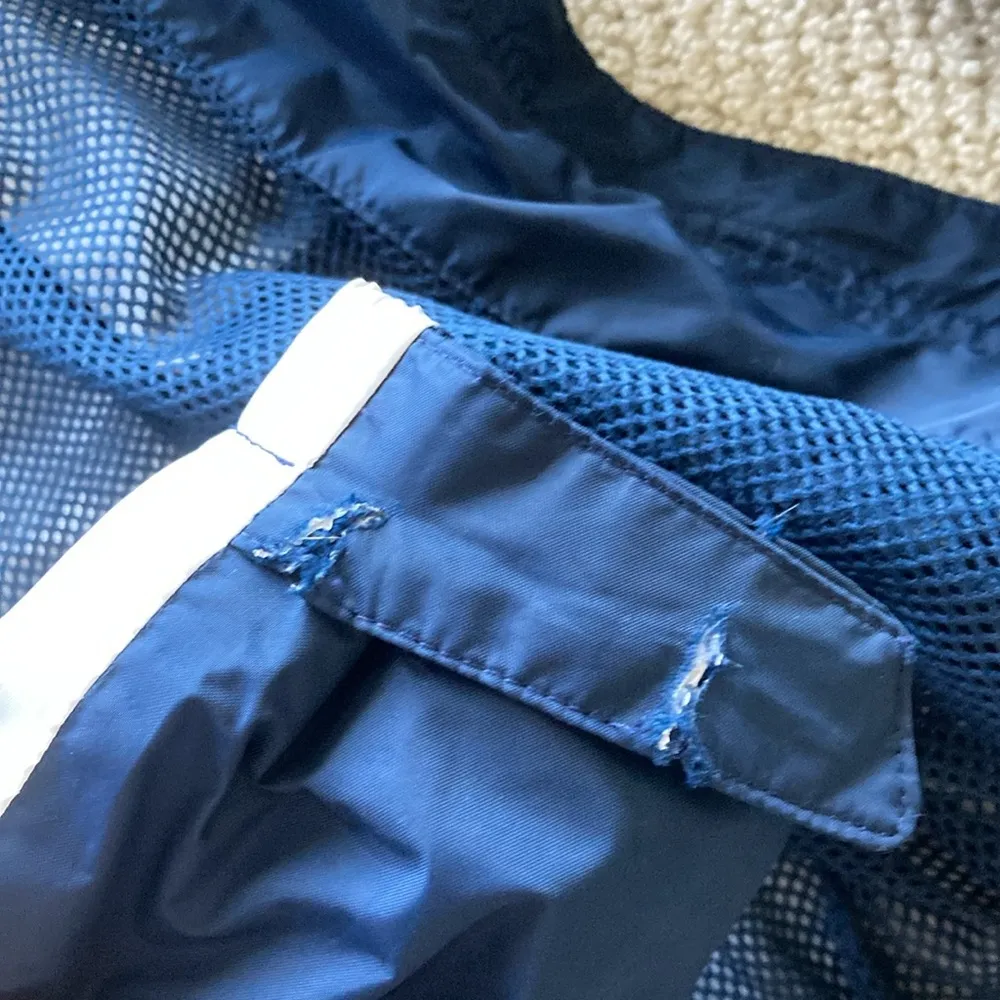 Columbia Women’s Raincoat Navy Blue White Size Small Waterproof Gear Full Zip - Image 9