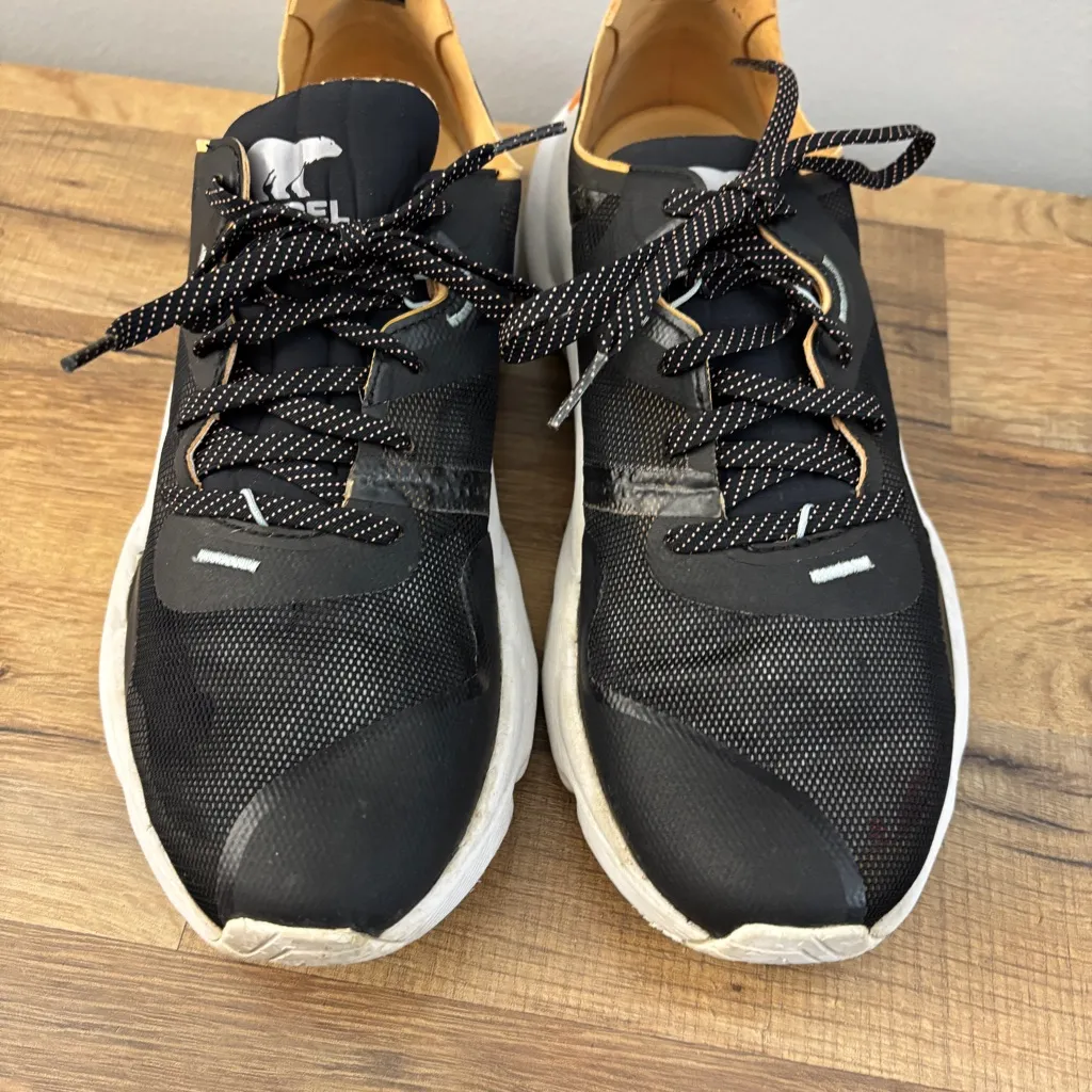 Sorel Kinetic RNEGD Float Sneaker Shoes Black Faded Spark Women’s - Image 4