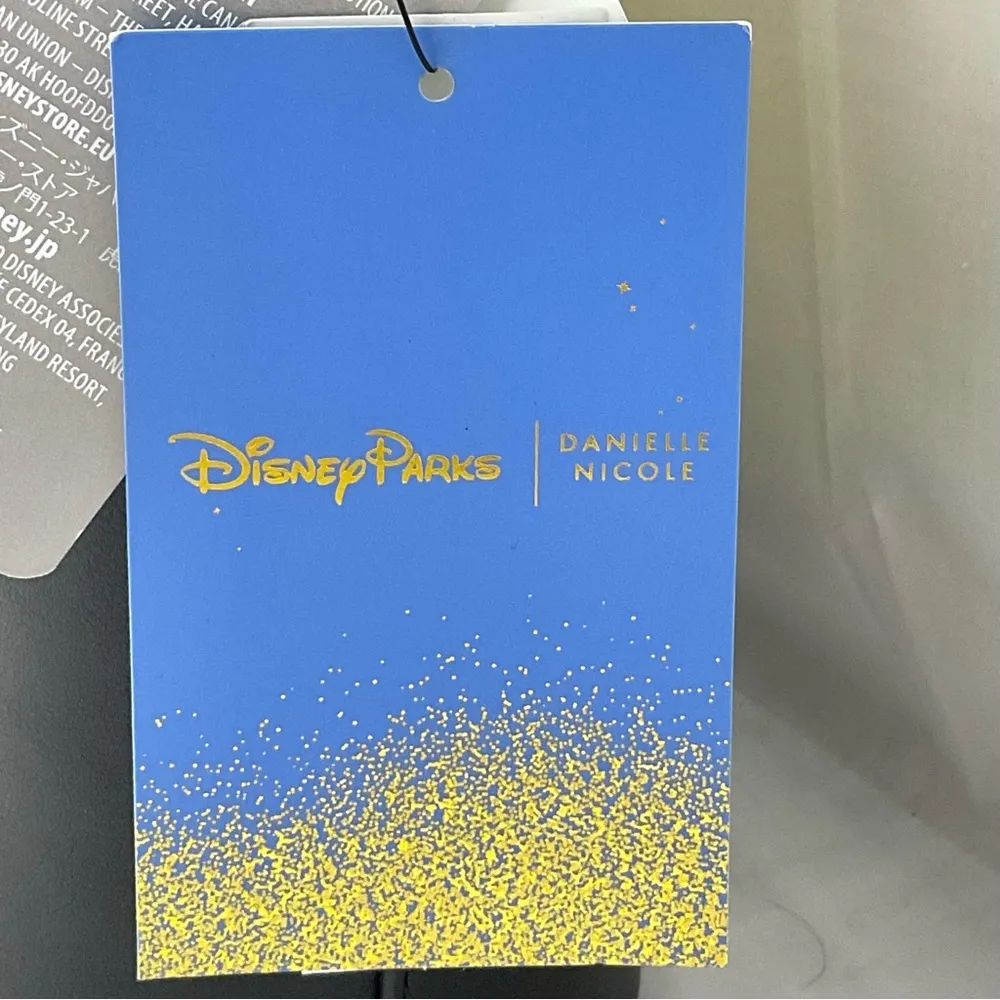 Disney Jasmine Aladdin Bucket Bag/Crossbody Handbag Chain Link Fringe Black New - Image 7