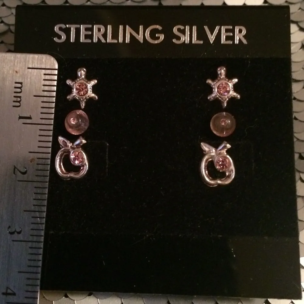 Genuine Swarovski Crystal Stud Earrings - Image 2