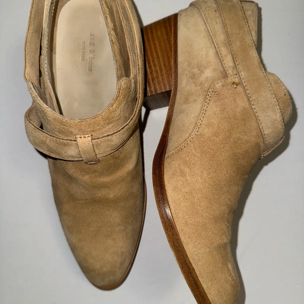 Rag‎ & Bone Harley Belted Suede Bootie - Image 10