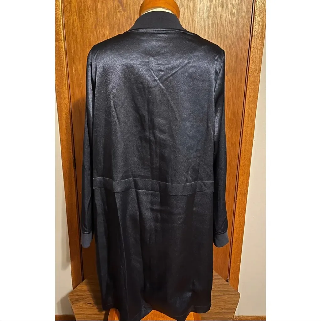 Rebel Wilson x Angels Longline Anorak Woman’s Navy Plus Size Jacket Size 0X Blue - Image 8