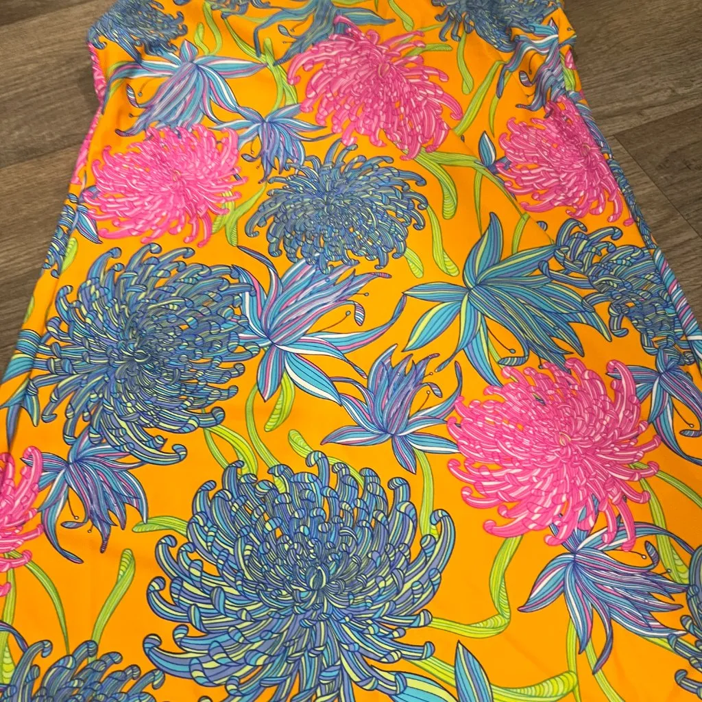 Jude Connally bright orange dress size L Blue Size L - Image 6