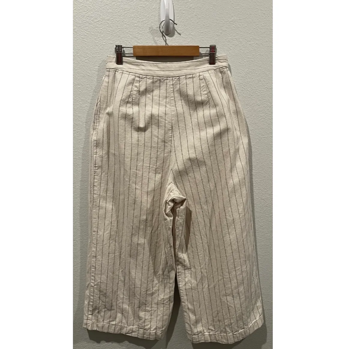 ASOS Beige Striped Wide Leg Pant  - Image 8